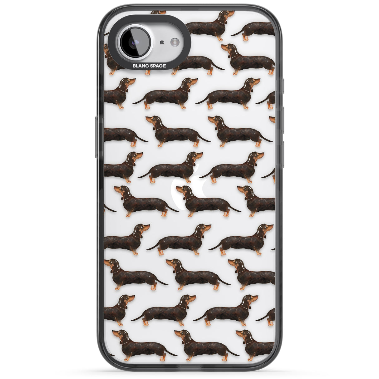 Dachshund (Black & Tan) Watercolour Dog Pattern