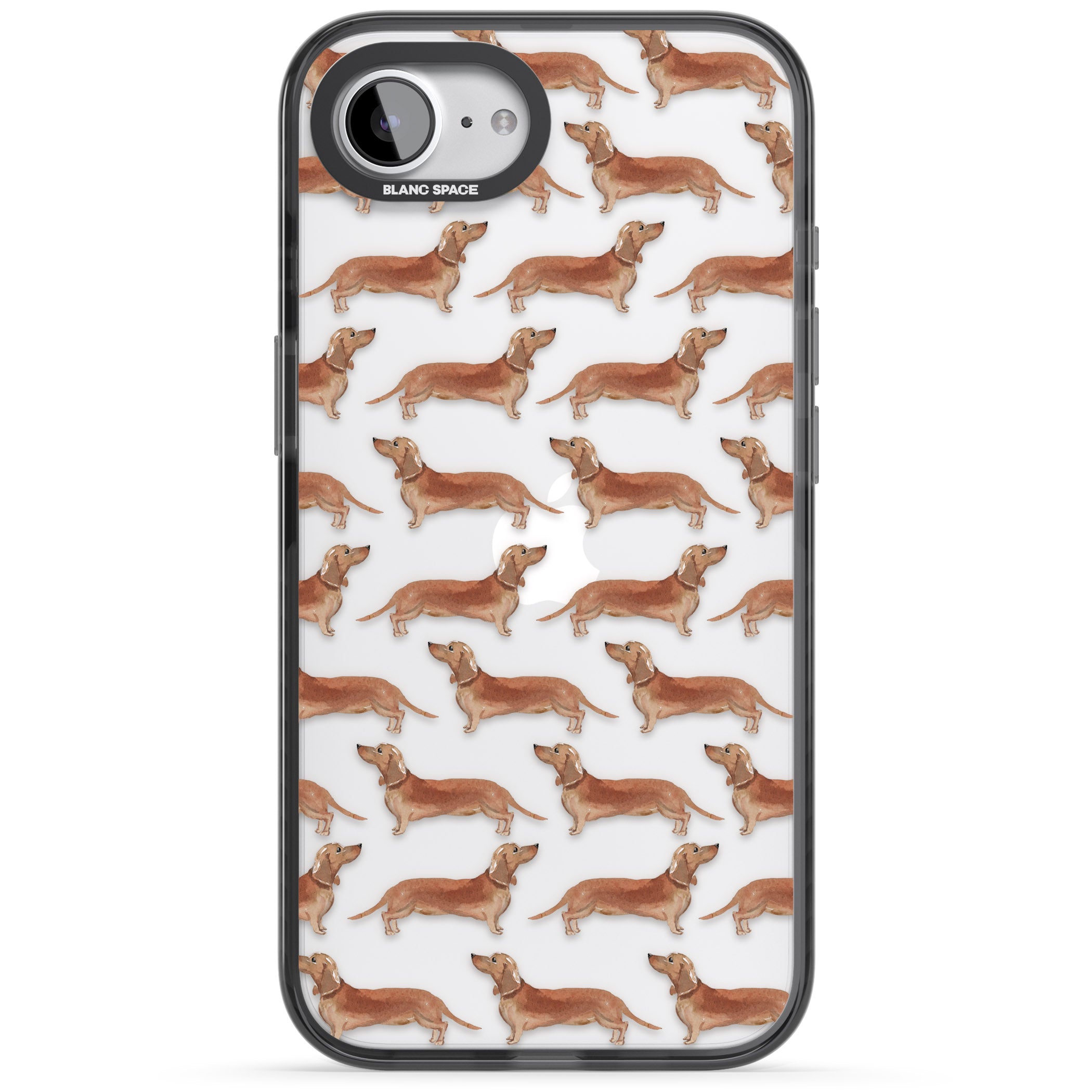 Dachshund Watercolor Dog Pattern