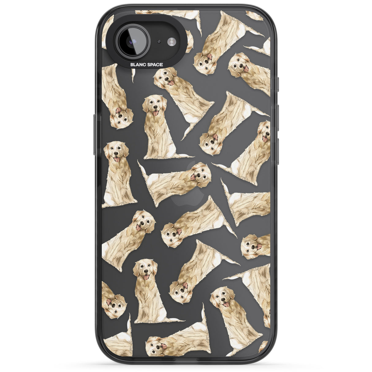 Golden Retriever Watercolour Dog Pattern