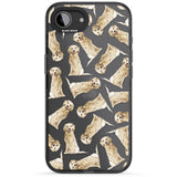 Golden Retriever Watercolour Dog Pattern