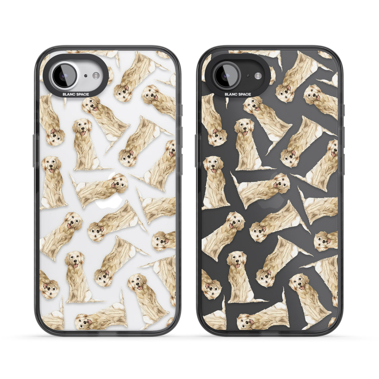 Golden Retriever Watercolour Dog Pattern