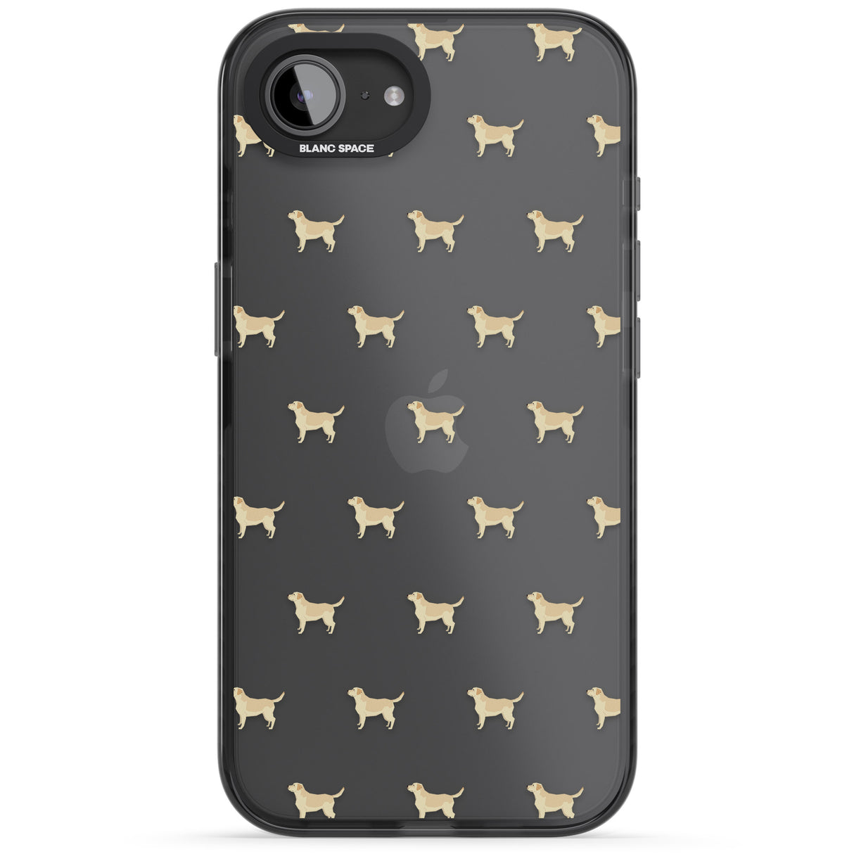 Tan Labrador Dog Pattern Clear