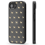 Tan Labrador Dog Pattern Clear