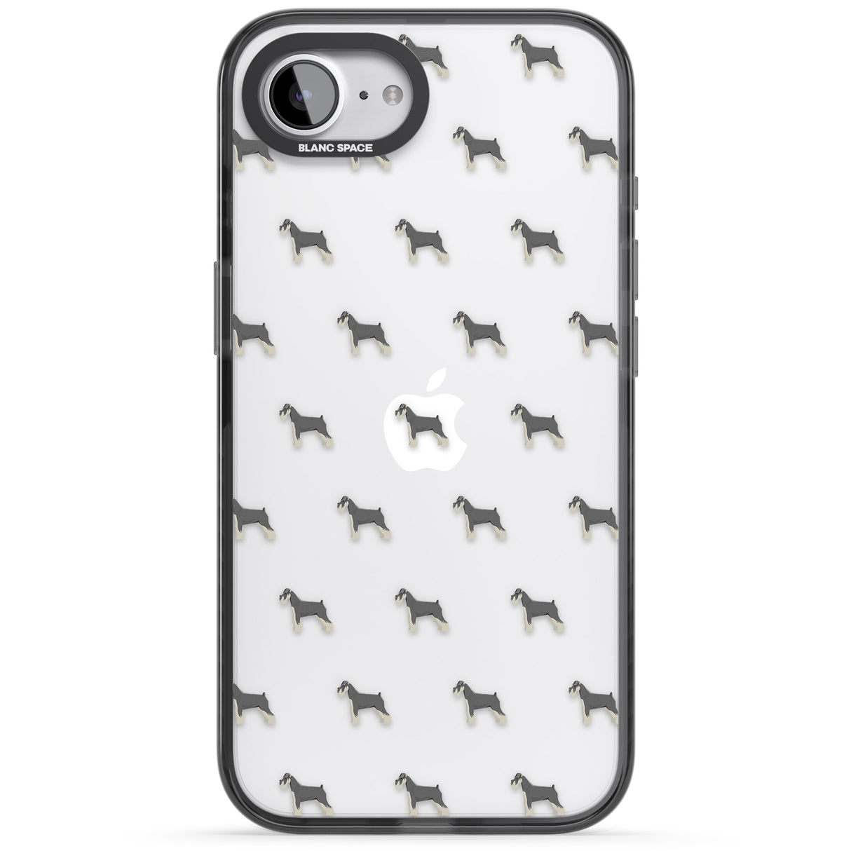 Schnauzer Dog Pattern Clear