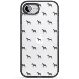 Schnauzer Dog Pattern Clear
