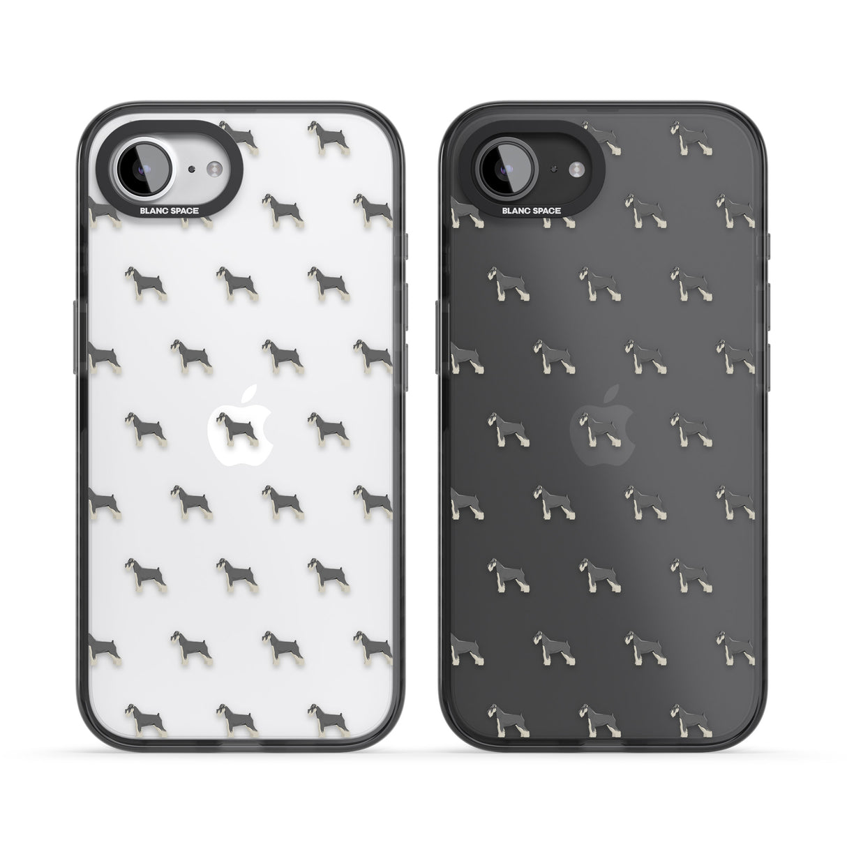 Schnauzer Dog Pattern Clear