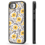 Yellow Blossoms Transparent Floral