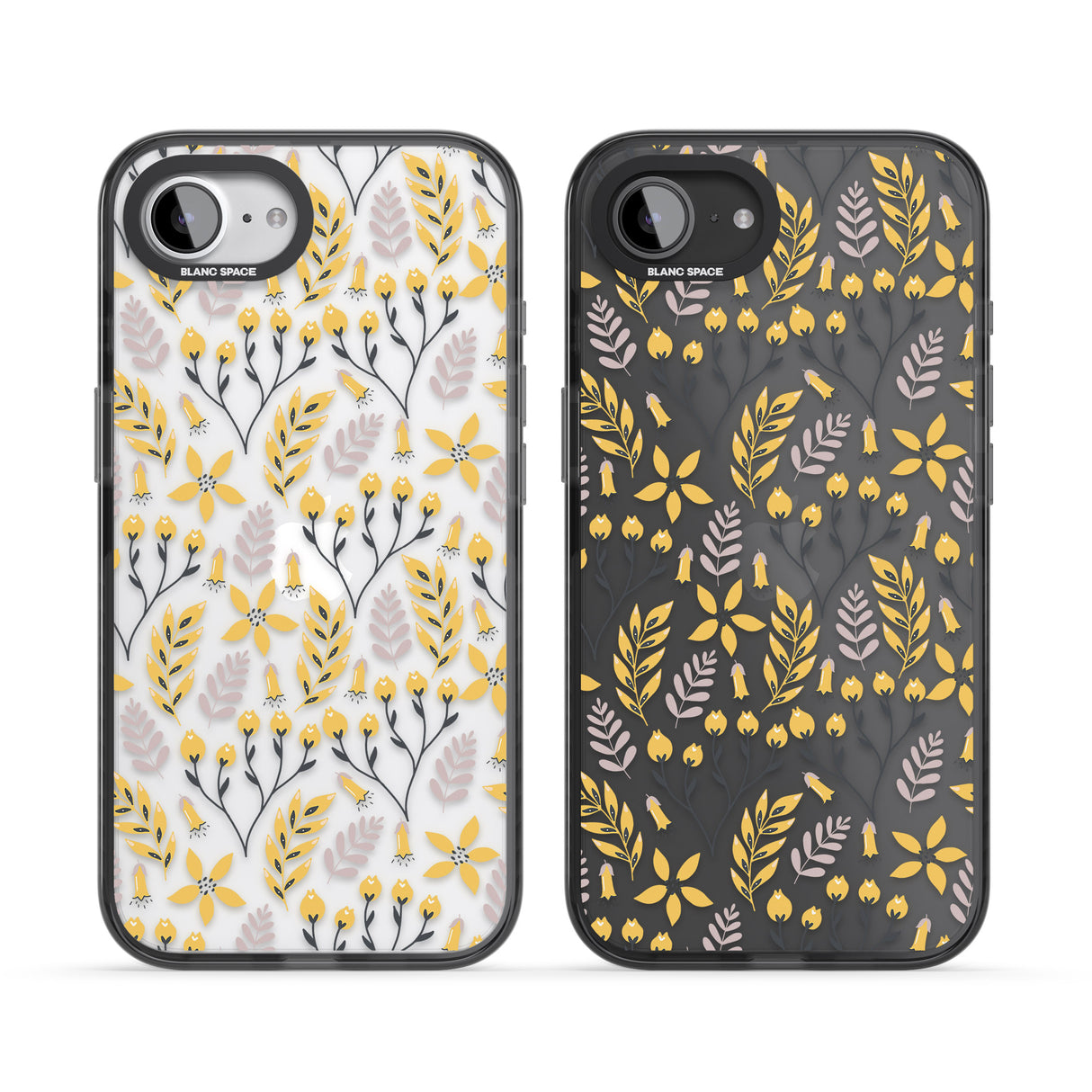 Yellow Leaves Transparent Floral