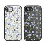 Blue Flora Transparent Floral