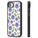 Purple Dahlias Transparent Floral