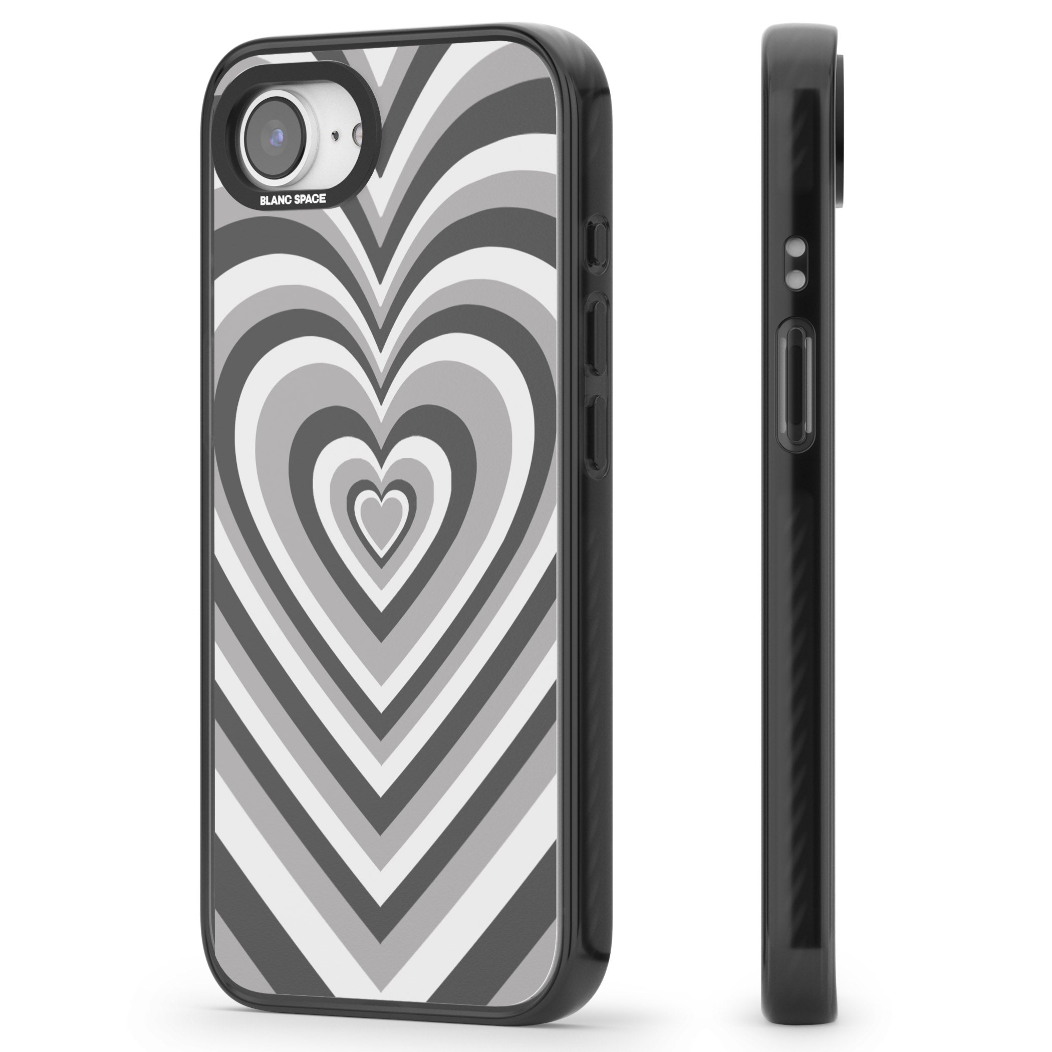 Monochrome Heart Illusion