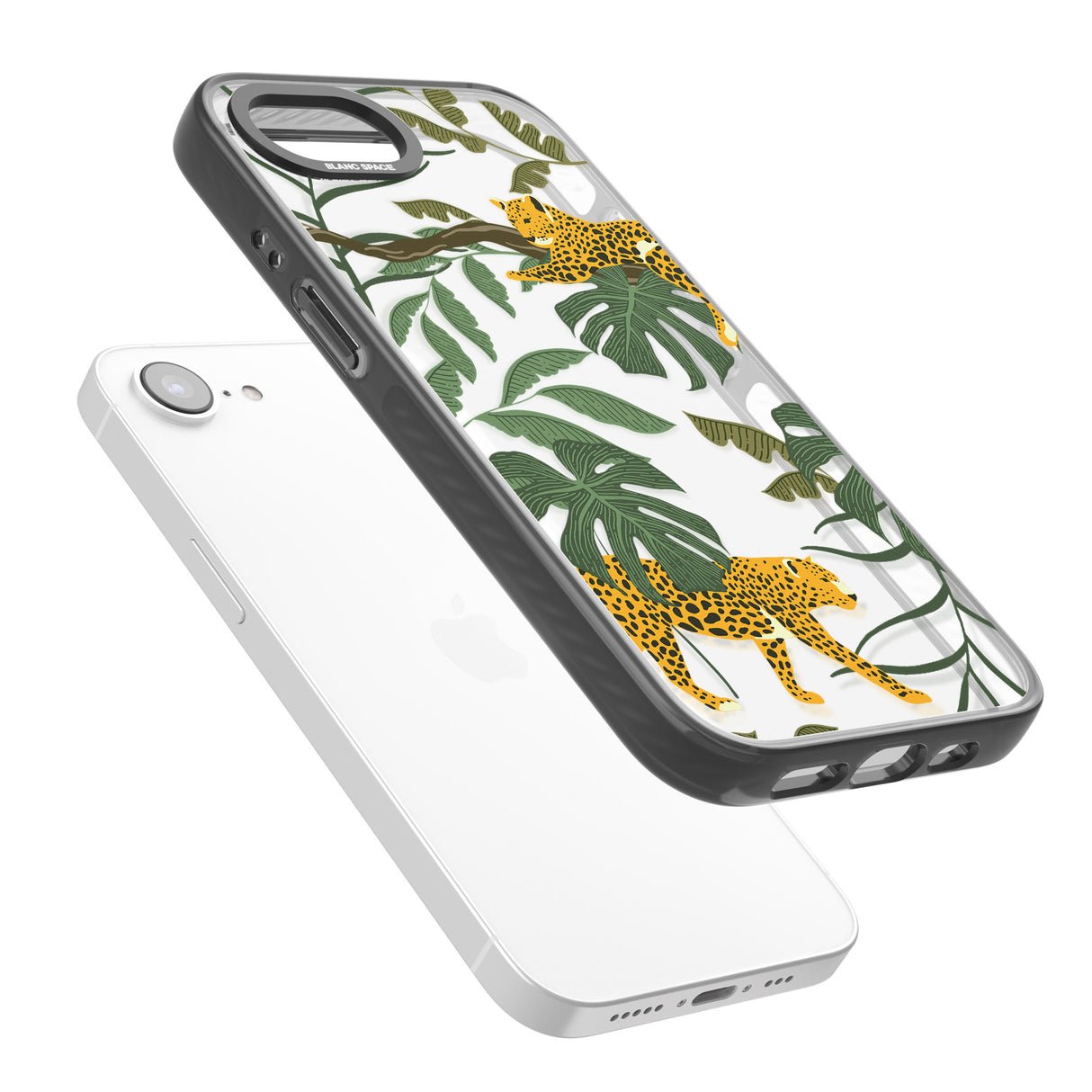 Two Jaguars & Foliage Jungle Cat Pattern