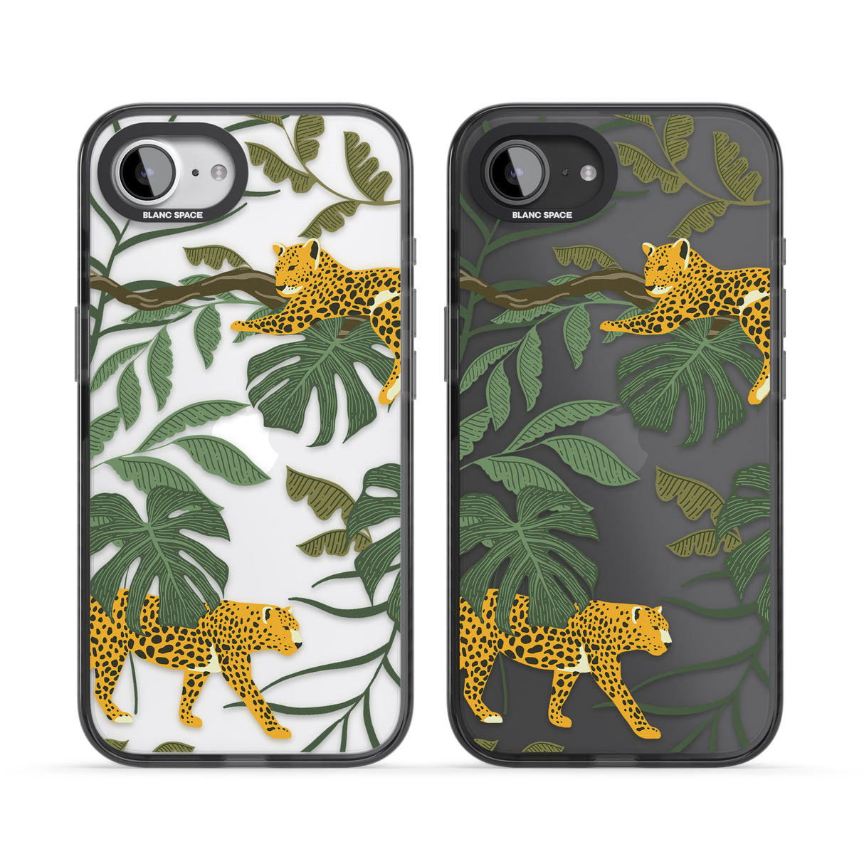Two Jaguars & Foliage Jungle Cat Pattern