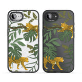 Two Jaguars & Foliage Jungle Cat Pattern