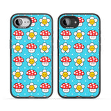Shroom Bunnies Kawaii Pattern