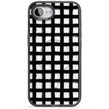 Messy Black Grid - Clear