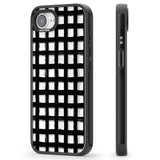Messy Black Grid - Clear