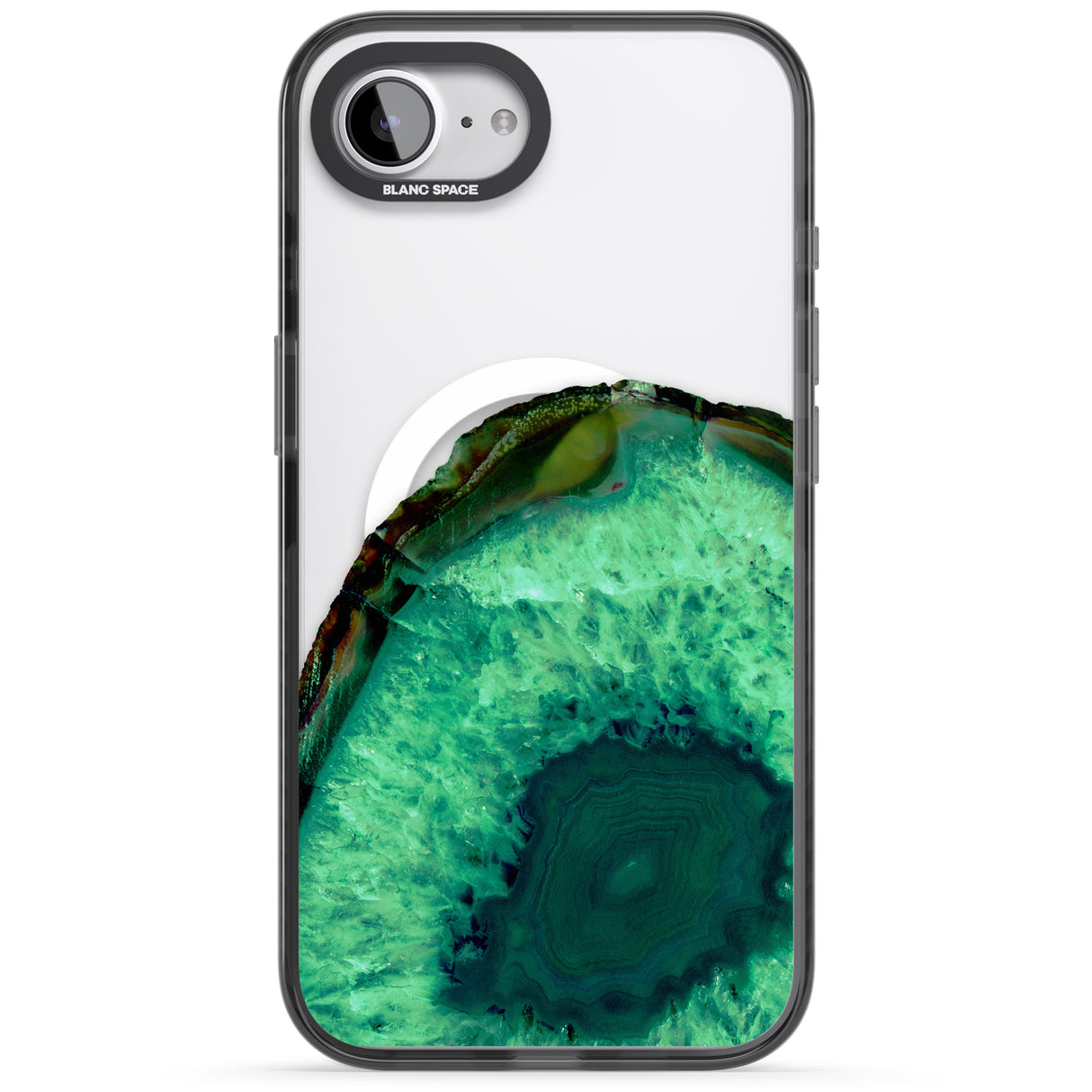 Emerald Green Gemstone Crystal Clear Design
