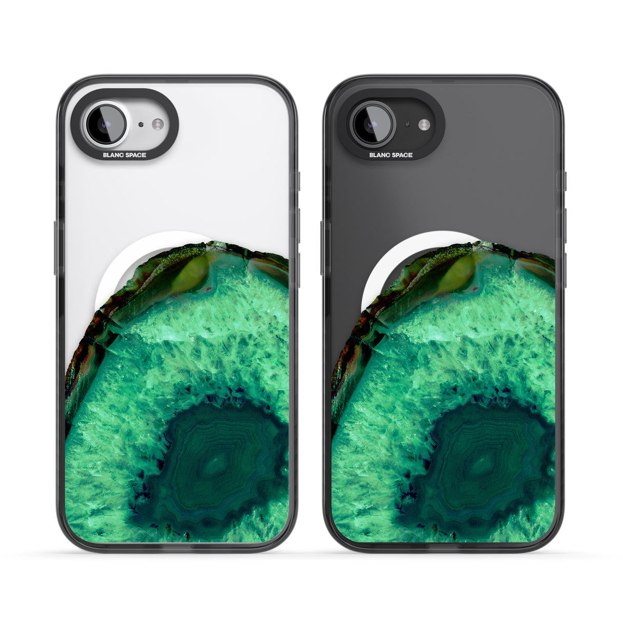 Emerald Green Gemstone Crystal Clear Design