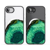 Emerald Green Gemstone Crystal Clear Design