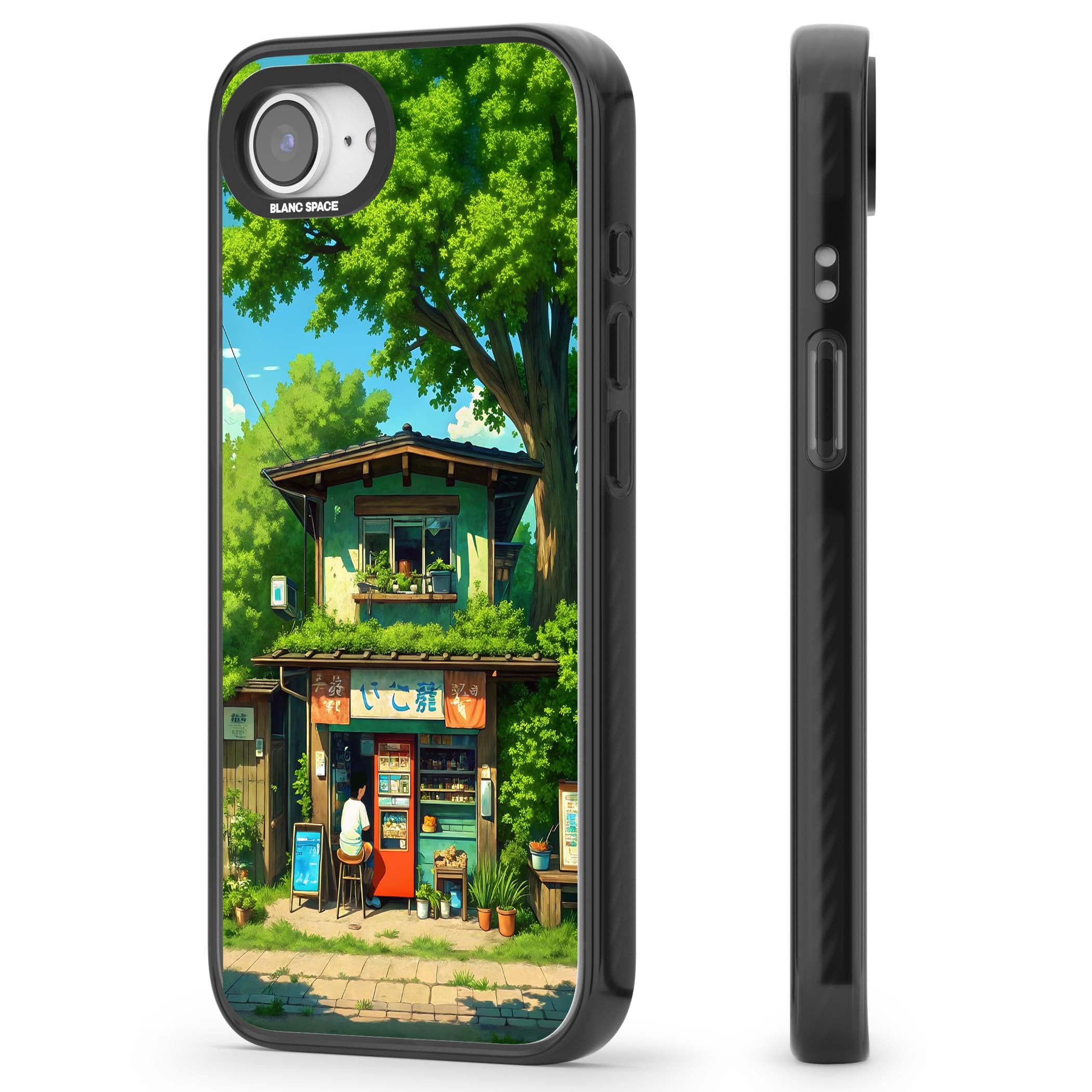 Countryside Kiosk for her iPhone case | Black Impact Magsafe case for iPhone 16e, iPhone 17e