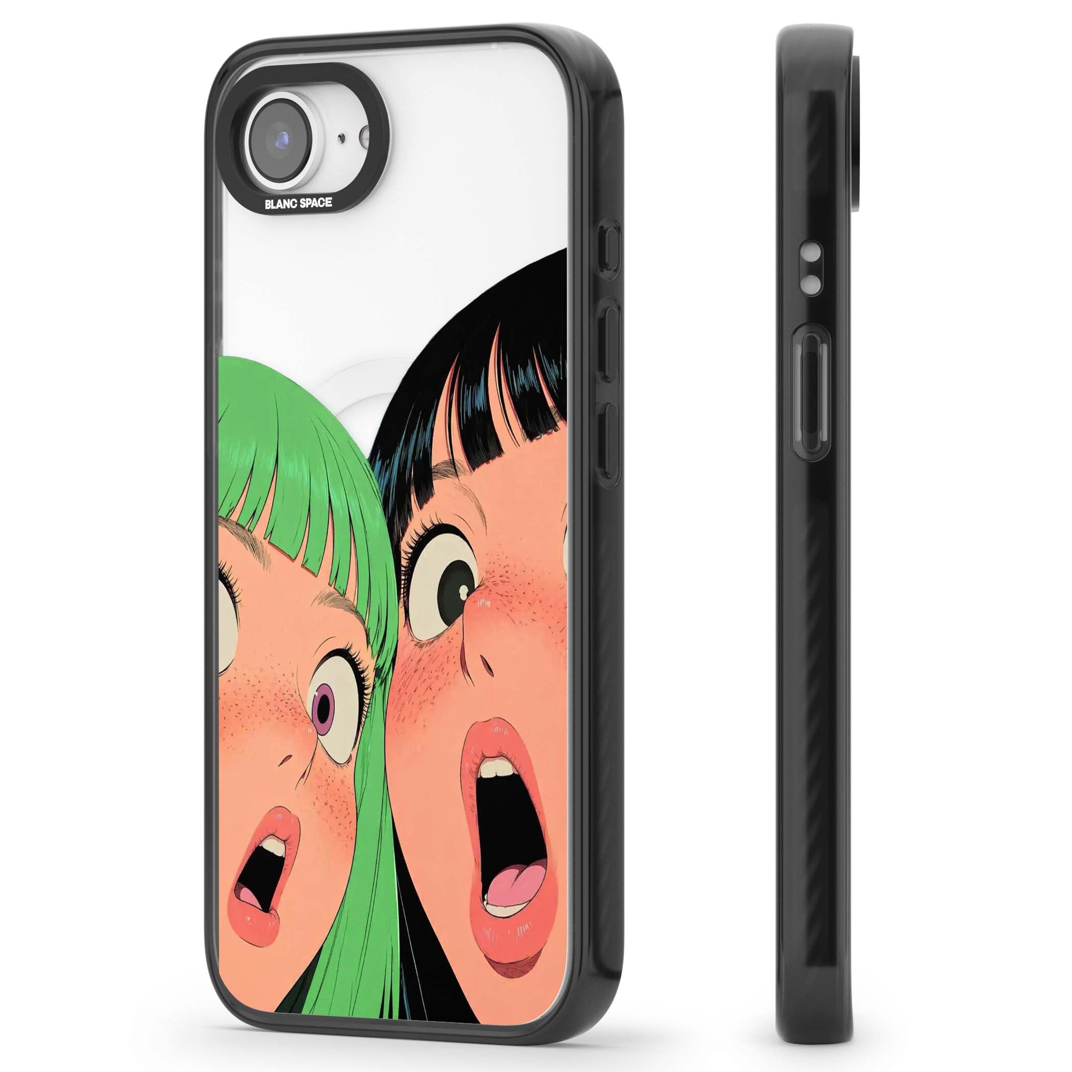 Gasp for her iPhone case | Black Impact Magsafe case for iPhone 16e, iPhone 17e