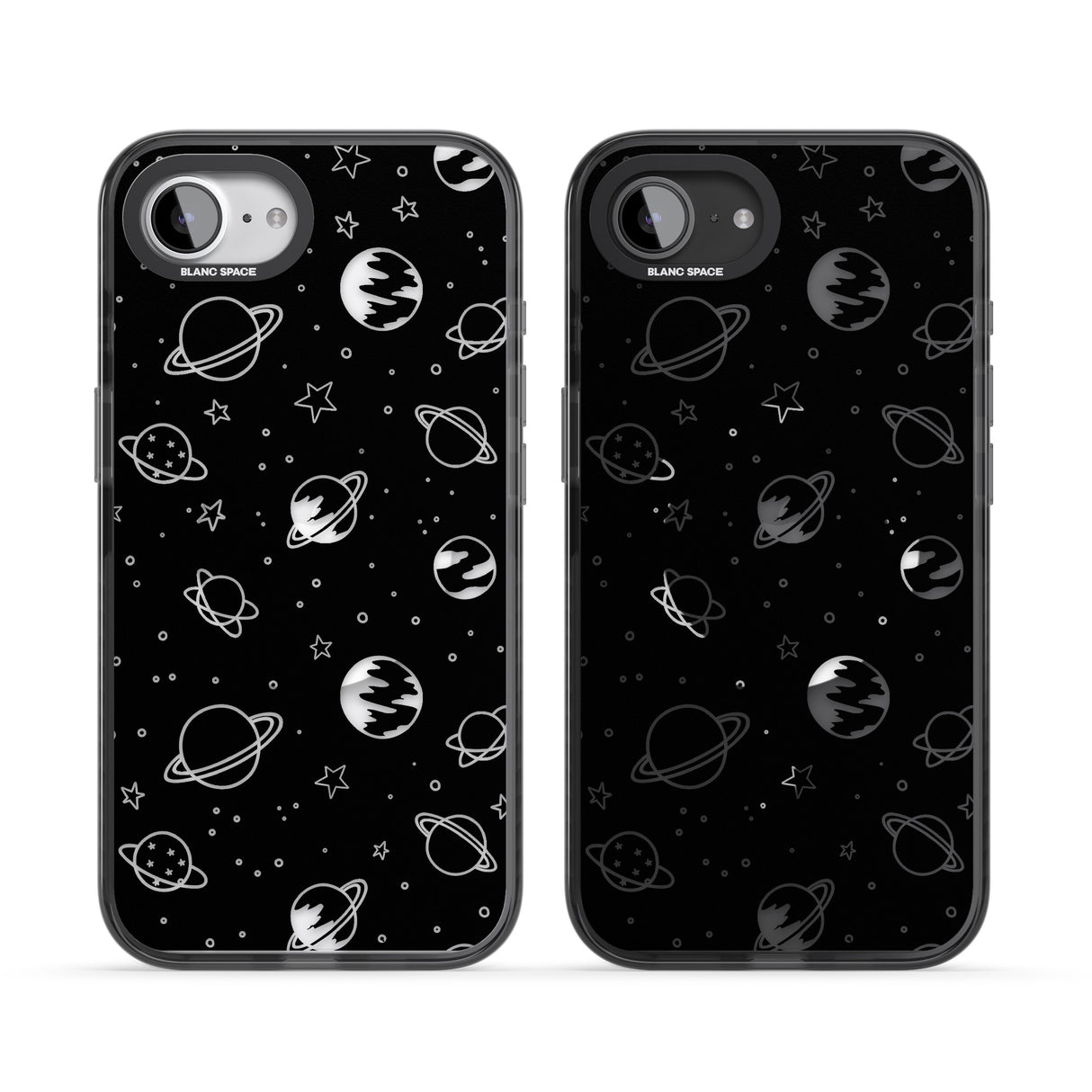 Cosmic Outer Space Design Clear on Black