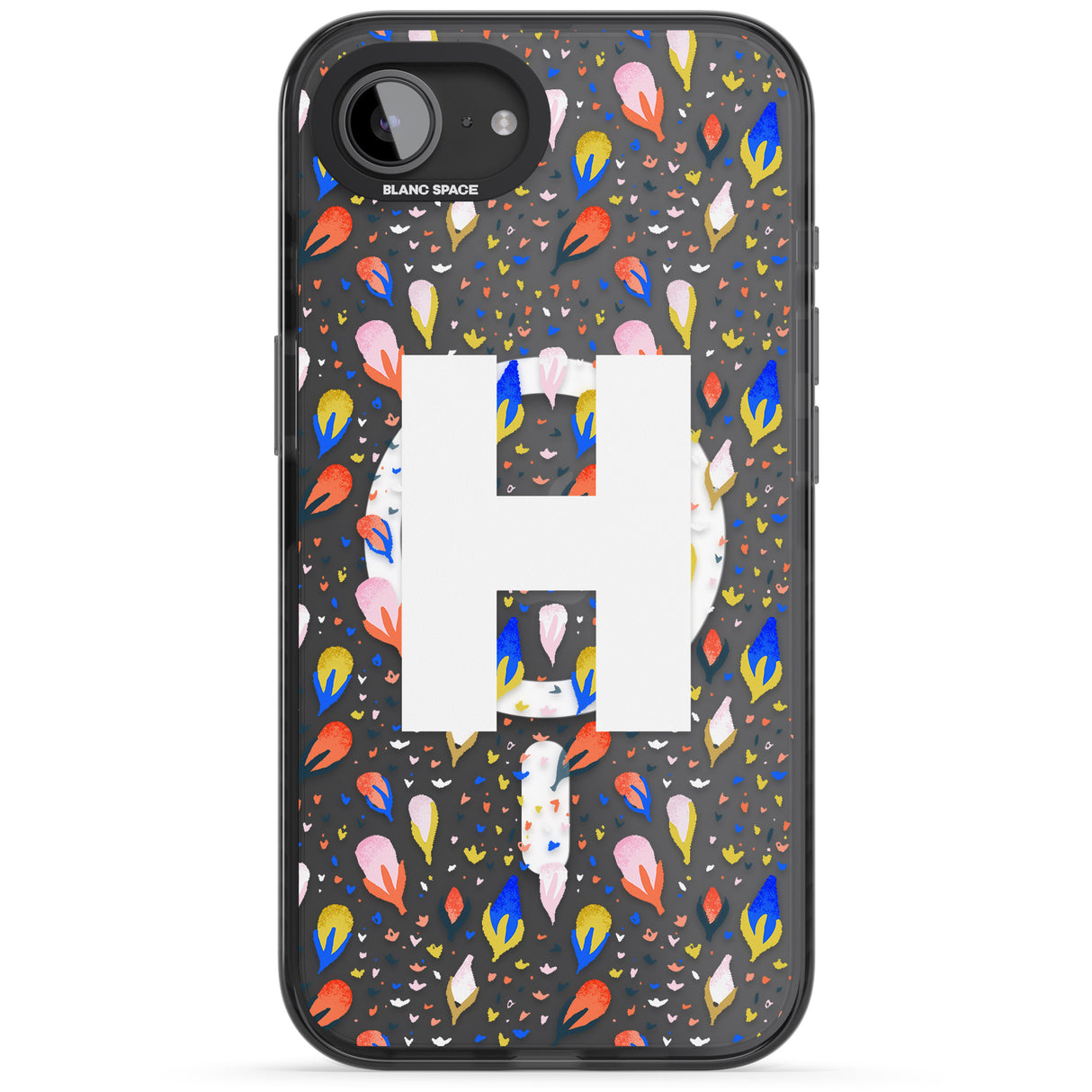 Personalised White Monogram Floral