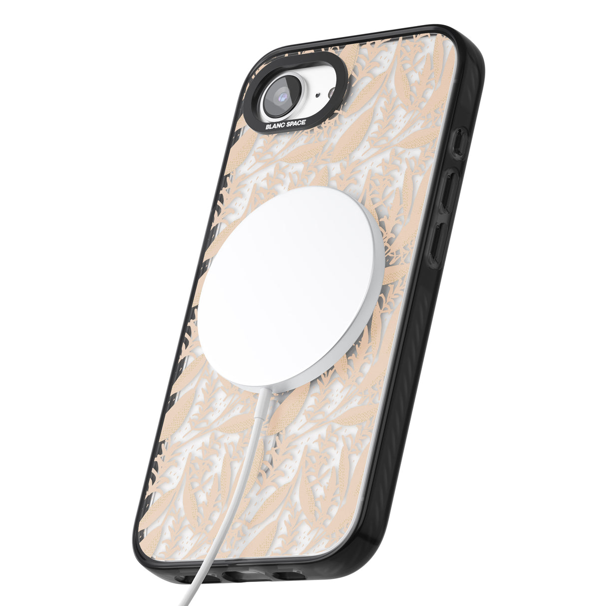Personalised Subtle Monogram Abstract Floral