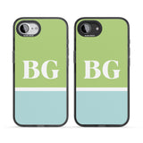 Personalised Colourblock: Green & Turquoise
