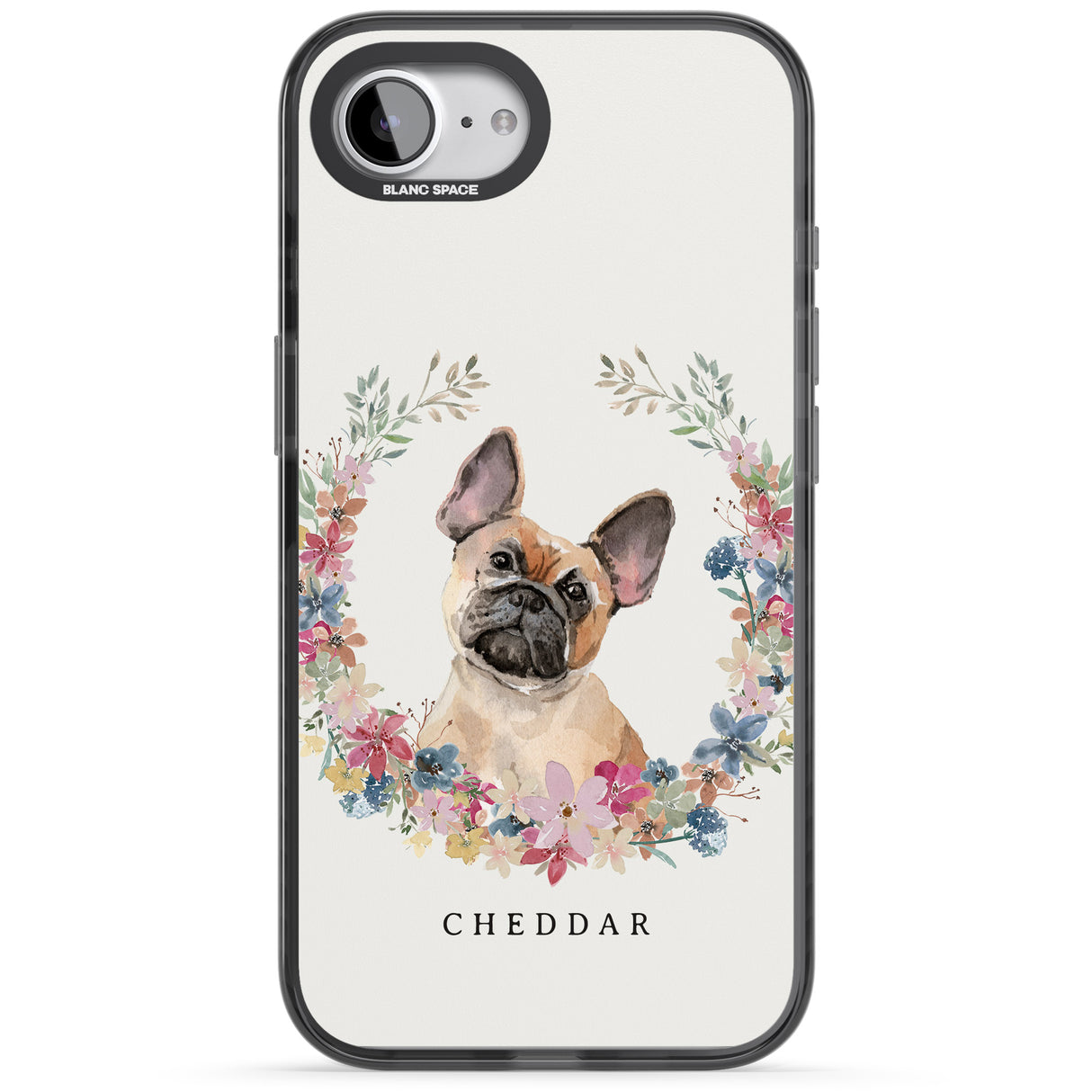 Personalised Tan French Bulldog Watercolour Dog Portrait