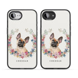 Personalised Tan French Bulldog Watercolour Dog Portrait