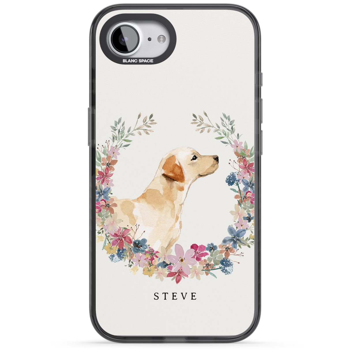 Personalised Yellow Labrador - Watercolour Dog Portrait