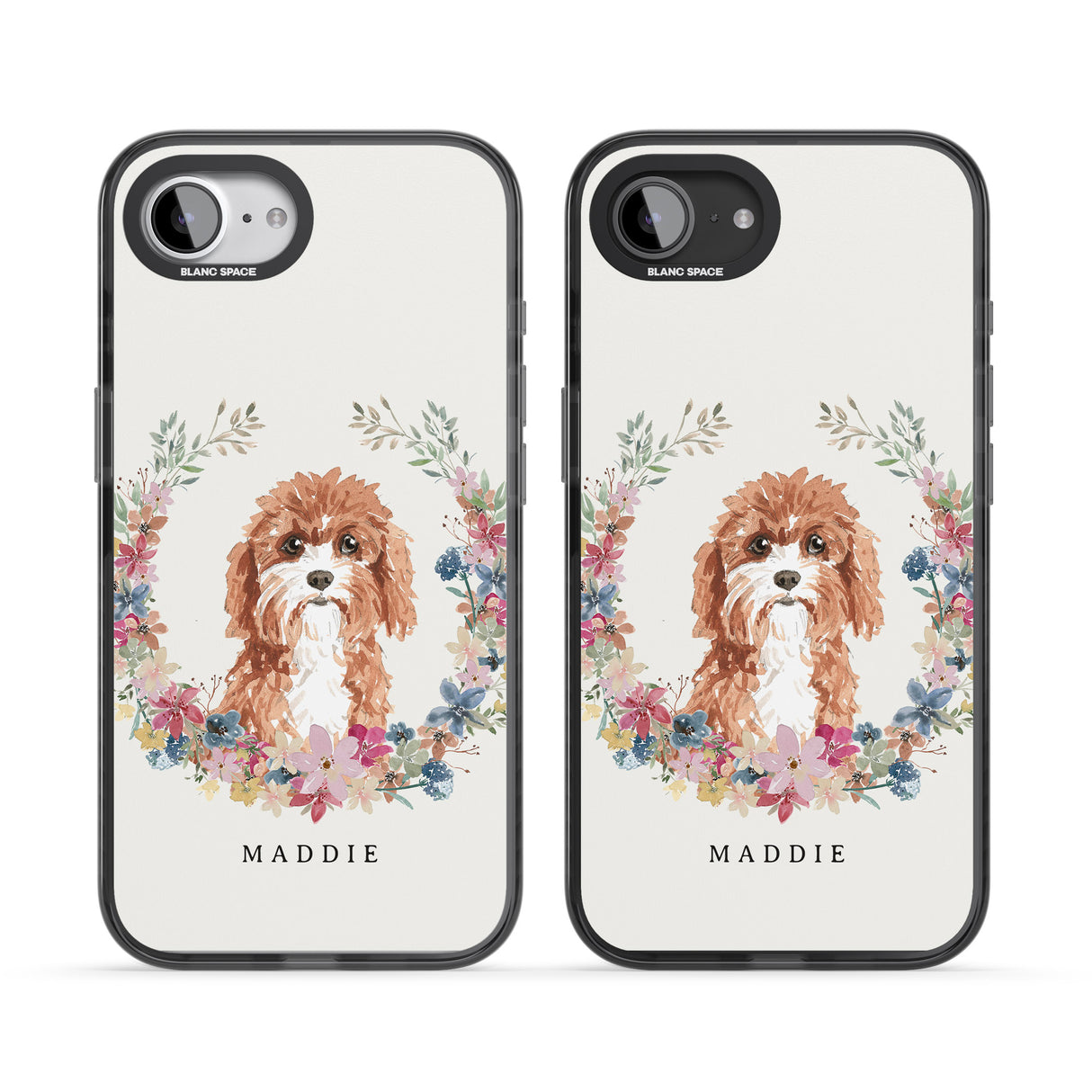 Personalised Cavapoo - Watercolour Dog Portrait