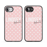 Personalised Pink Polka