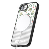 Personalised Light Floral Pattern & Stripes