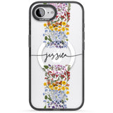 Personalised Wildflower Floral Stripe Personalised