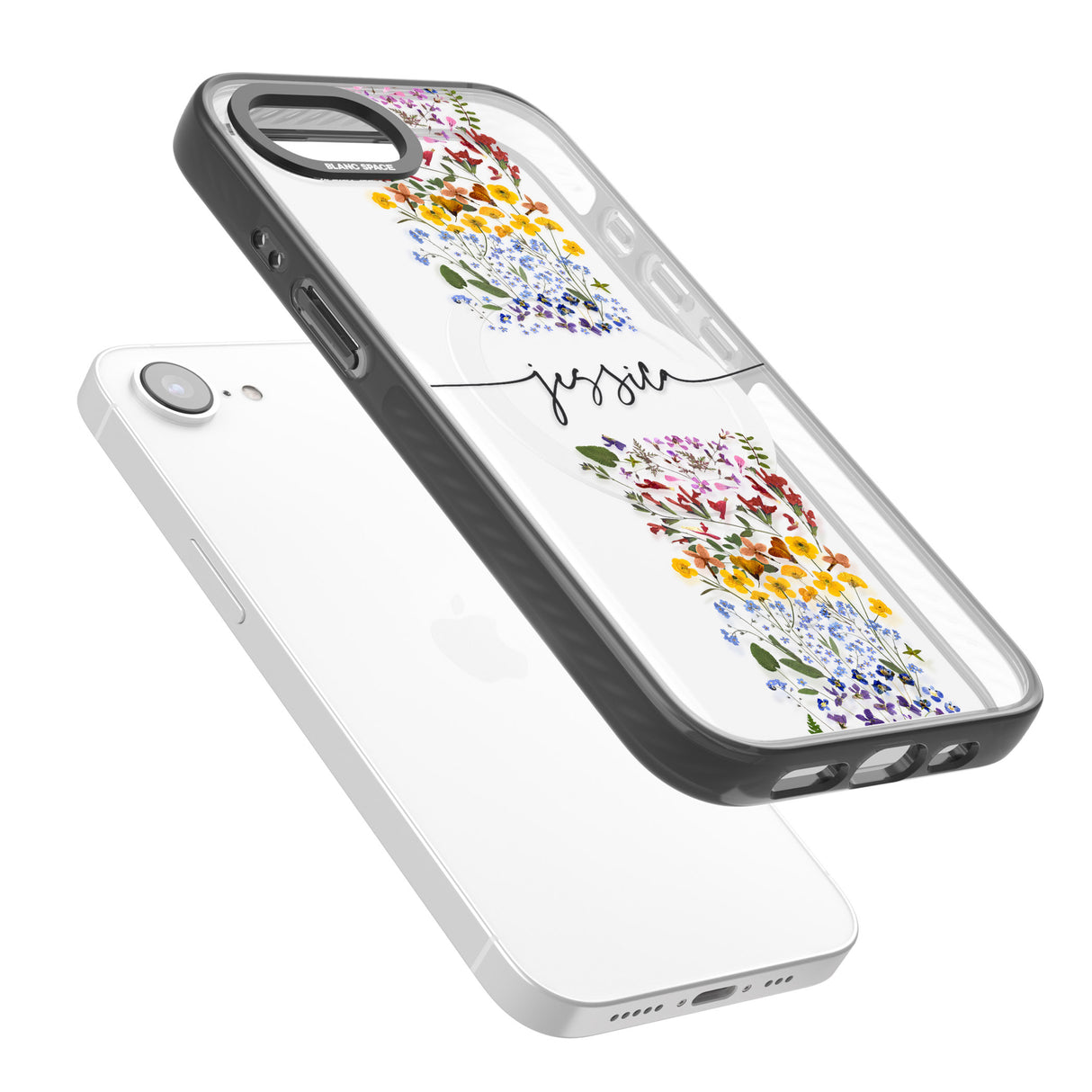 Personalised Wildflower Floral Stripe Personalised