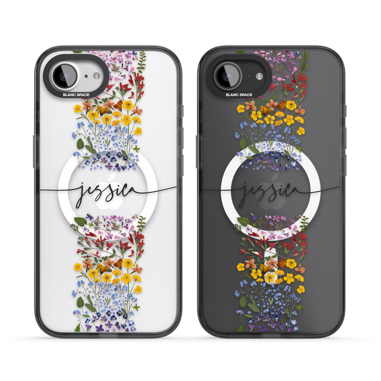 Personalised Wildflower Floral Stripe Personalised