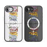 Personalised Wildflower Floral Stripe Personalised