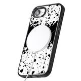 Personalised Black & White Paint Splatters