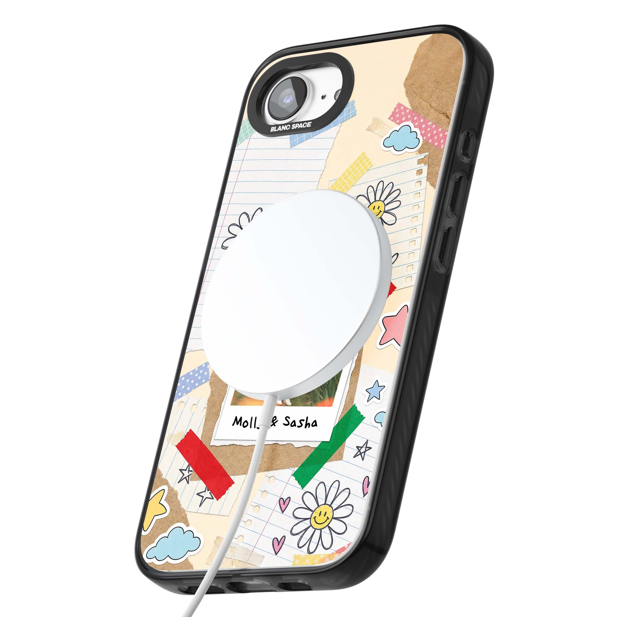 Scrapbook Photo coquette iPhone case | Black Impact Magsafe case for iPhone 16e, iPhone 17e