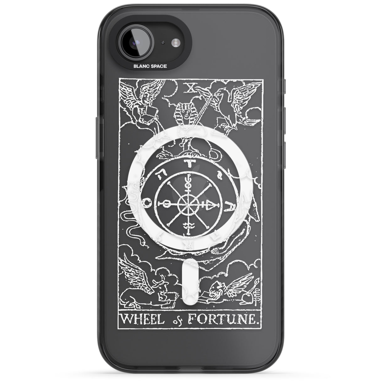 Personalised Wheel of Fortune Tarot Card - White Transparent