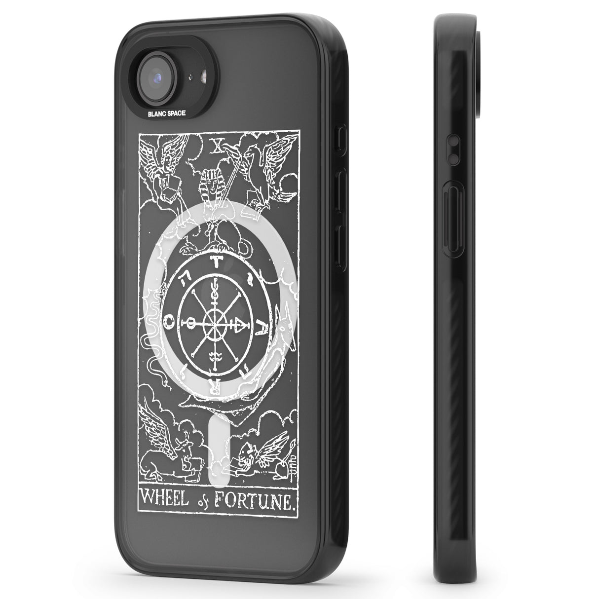 Personalised Wheel of Fortune Tarot Card - White Transparent