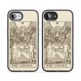 Personalised The Lovers Tarot Card - Solid Cream