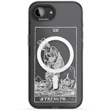 Personalised Strength Tarot Card - White Transparent