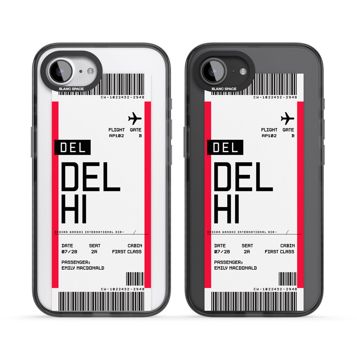 Personalised Delhi Boarding Pass