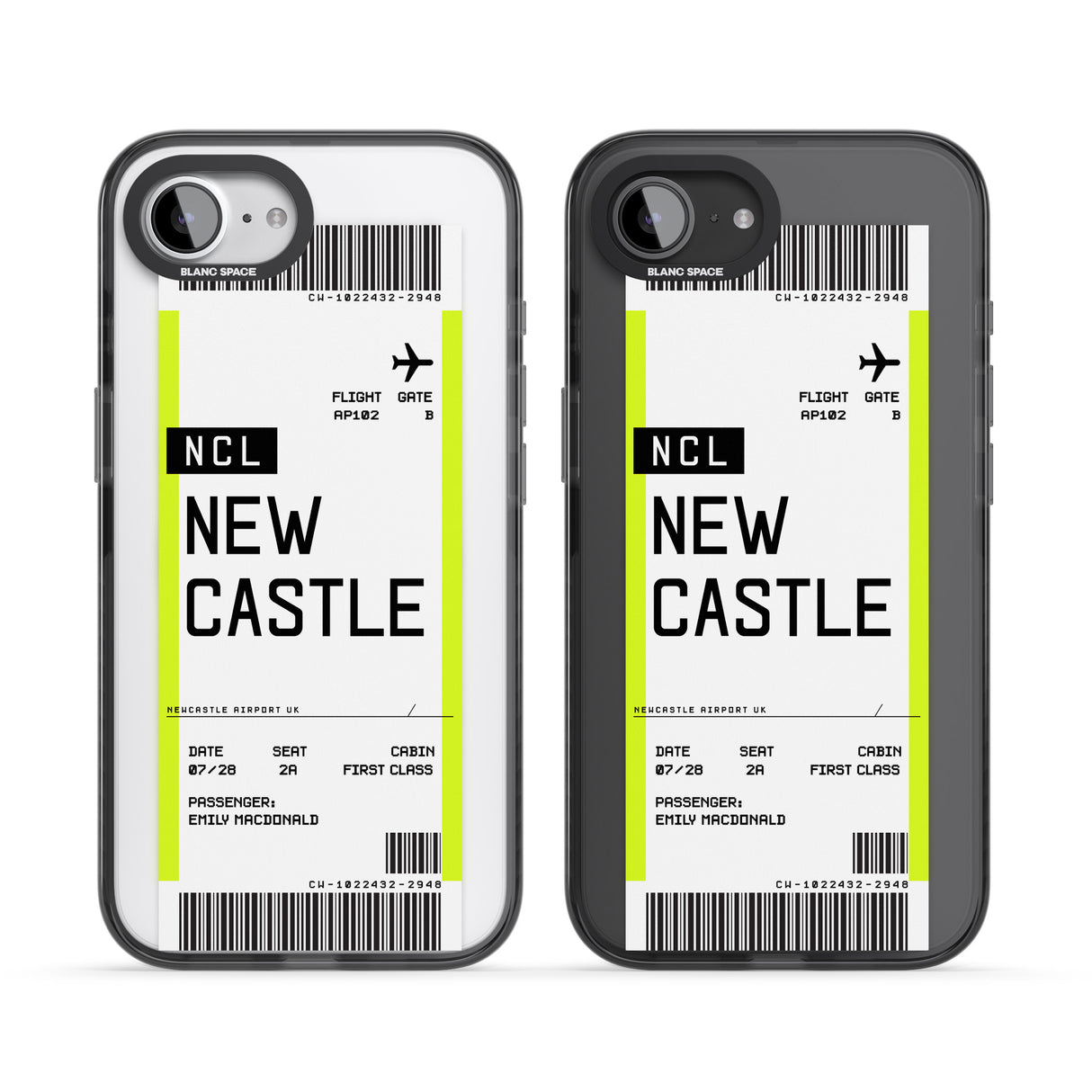 Personalised Newcastle Boarding Pass