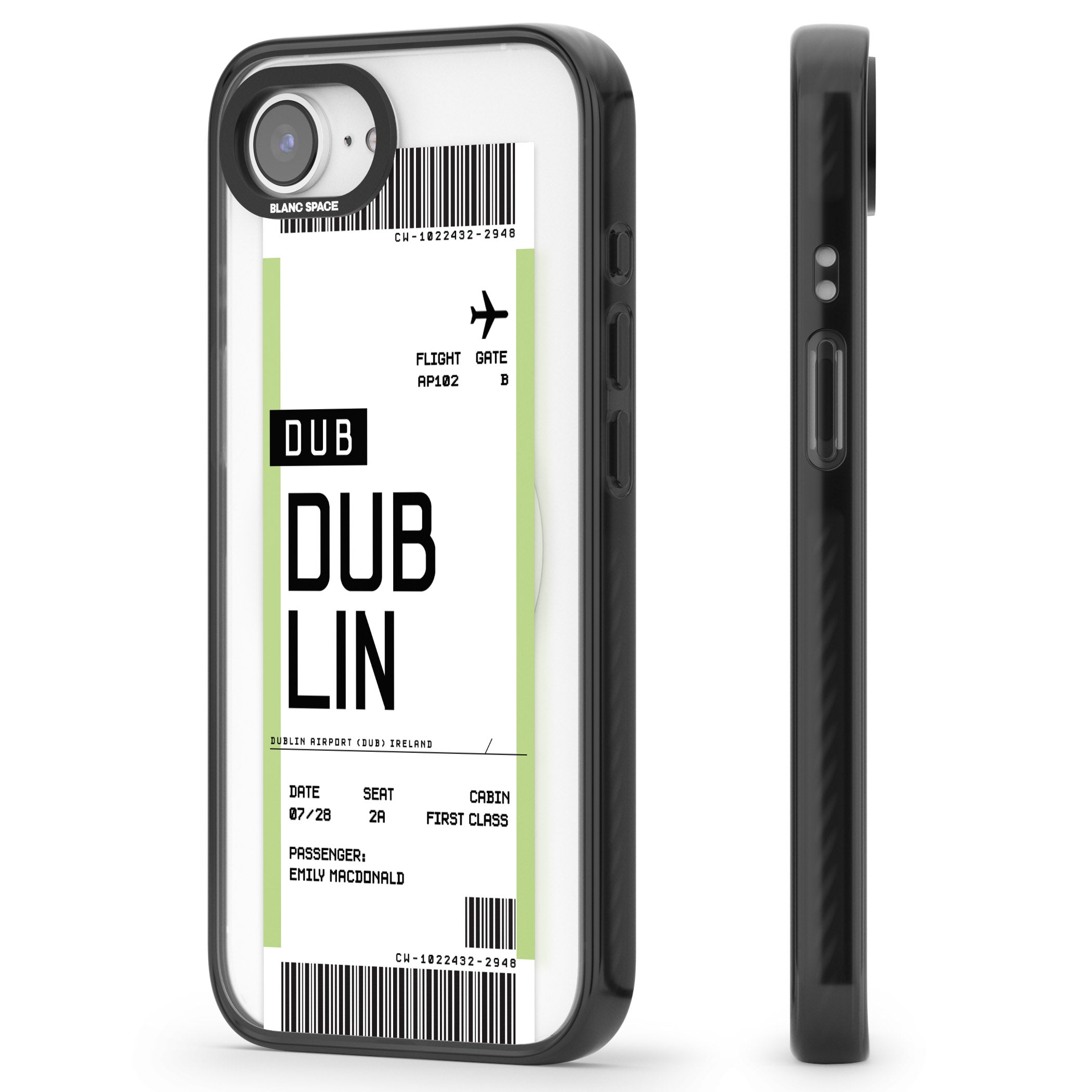 Personalised Dublin Boarding Pass