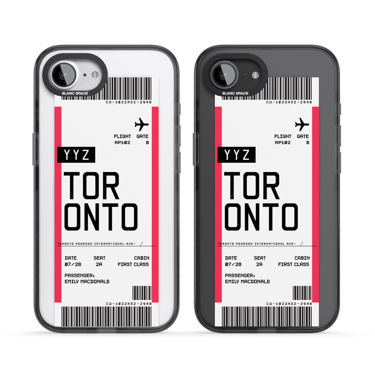 Personalised Toronto Boarding Pass